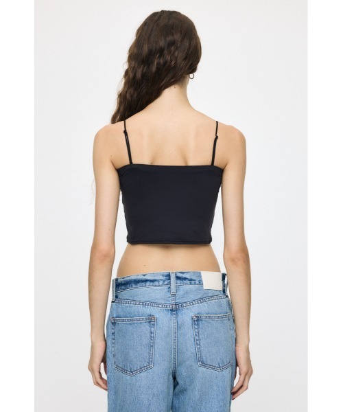 MOUSSY（マウジー）の「ES CUP IN キャミソール（キャミソール・レディース・ホワイト/ブラック/ブラウン・2/1/0）」の7枚目の写真