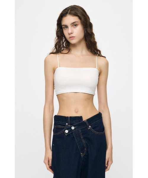 MOUSSY（マウジー）の「ES CUP IN キャミソール（キャミソール・レディース・ホワイト/ブラック/ブラウン・2/1/0）」の20枚目の写真