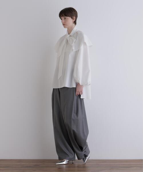 LE PHIL(ルフィル)の「◆タブバルーンパンツ(その他パンツ・レディース・ブラウン/グレー系その他/ブラック・0/1)」の16枚目の写真