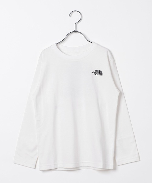 THE NORTH FACE】バックスクエアロゴ長袖T[130~160cm](KIDS)（Tシャツ