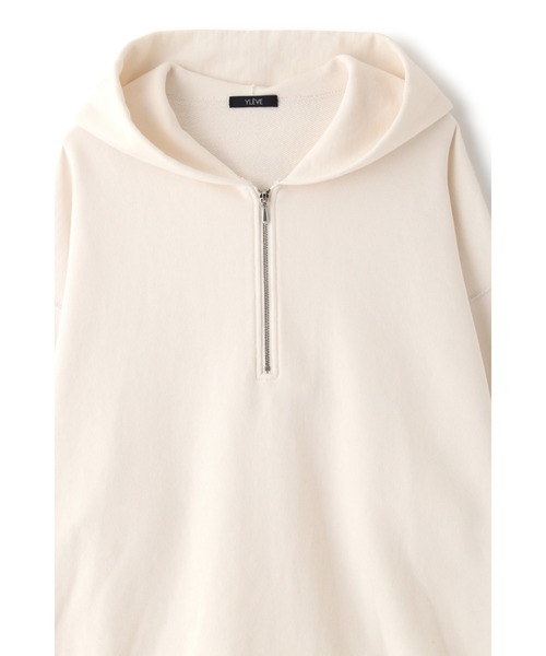 YLEVE（イレーヴ）の「YLEVE / COTTON FLEECE HOODIE（パーカー・レディース・ホワイト・1）」の9枚目の写真