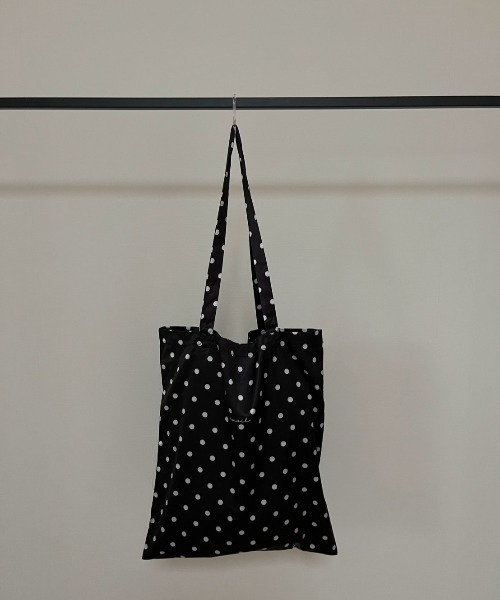 AMAIL(アマイル)の「Daily Together dot bag(トートバッグ・レディース・ブラック/アイボリー・FREE)」の1枚目の写真