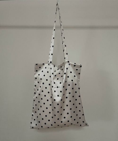 AMAIL(アマイル)の「Daily Together dot bag(トートバッグ・レディース・ブラック/アイボリー・FREE)」の8枚目の写真