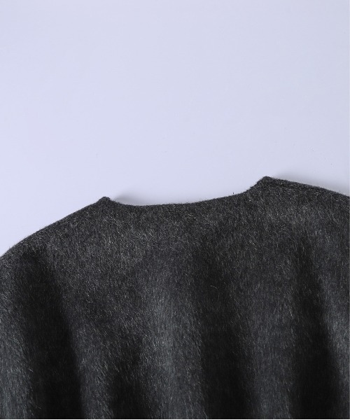 CURA CLOSET(キュラ クローゼット)の「リバーシブル/ウール混/ノーカラーコート/チェック柄/無地/2way/ミドル丈(その他アウター・レディース・チャコールグレー/ブラウン・フリー)」の10枚目の写真
