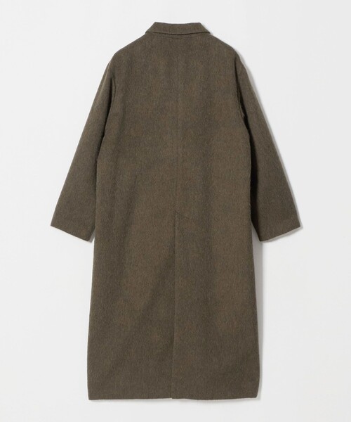 BEAUTY&YOUTH UNITED ARROWS(ビューティーアンドユースユナイテッドアローズ)の「ウールアルパカブレンド シャギー ロングコート(その他アウター・レディース・ネイビー/オリーブ・M/S)」の3枚目の写真