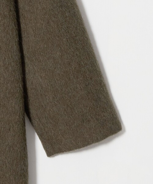 BEAUTY&YOUTH UNITED ARROWS(ビューティーアンドユースユナイテッドアローズ)の「ウールアルパカブレンド シャギー ロングコート(その他アウター・レディース・ネイビー/オリーブ・M/S)」の6枚目の写真