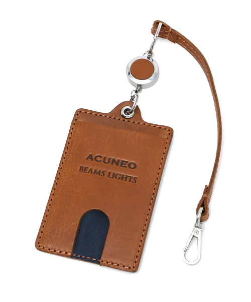 BEAMS LIGHTS Men's(ビームスライツ メンズ)の「ACUNEO×BEAMS LIGHTS / 別注 リール付レザーパスケース(パスケース・メンズ・ブラック/ブラウン系その他・ONE SIZE)」の2枚目の写真