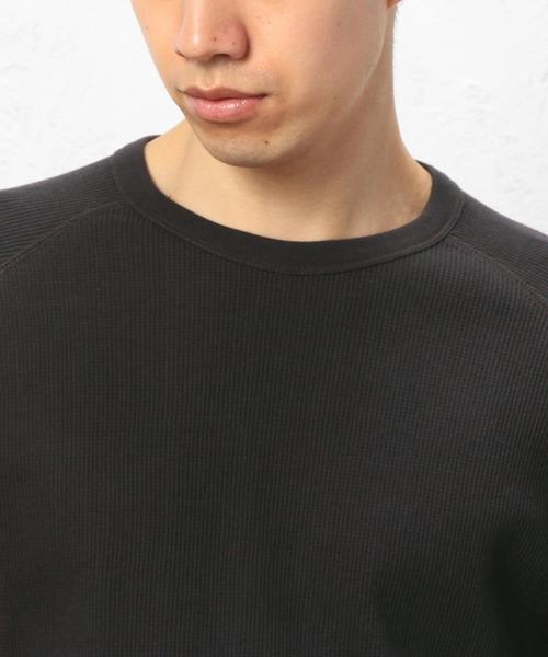 green label relaxing（グリーンレーベルリラクシング）の「BC WAFFLE FOOT/BALL 7分袖 カットソー◆（Tシャツ/カットソー・メンズ・ホワイト/ブラック/ネイビー/その他1・SMALL/MEDIUM/LARGE）」の7枚目の写真