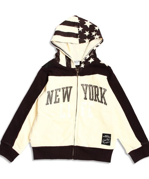 BREEZE（ブリーズ）の「星条旗パーカー（パーカー・キッズ・グレー/オフホワイト・100/120/95/90/110/130/140/80）」の10枚目の写真