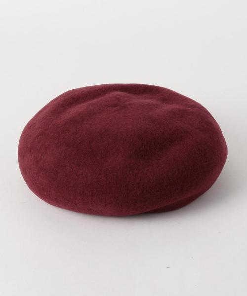 BEAUTY&YOUTH UNITED ARROWS(ビューティーアンドユースユナイテッドアローズ)の「BY フェルト カラーベレー帽 ◆(ハンチング/ベレー帽・レディース・ブラック/グレー/ベージュ/ワインレッド/マスタード/ブラウン/オリーブ/その他1・FREE)」の8枚目の写真