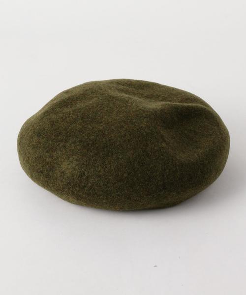 BEAUTY&YOUTH UNITED ARROWS(ビューティーアンドユースユナイテッドアローズ)の「BY フェルト カラーベレー帽 ◆(ハンチング/ベレー帽・レディース・ブラック/グレー/ベージュ/ワインレッド/マスタード/ブラウン/オリーブ/その他1・FREE)」の5枚目の写真