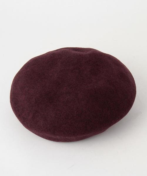 BEAUTY&YOUTH UNITED ARROWS(ビューティーアンドユースユナイテッドアローズ)の「BY フェルト カラーベレー帽 ◆(ハンチング/ベレー帽・レディース・ブラック/グレー/ベージュ/ワインレッド/マスタード/ブラウン/オリーブ/その他1・FREE)」の7枚目の写真