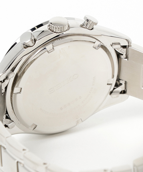 SEIKO(セイコー)の「SEIKO セイコー クロノグラフ メタルバンド 腕時計【WEB限定】(アナログ腕時計・メンズ・シルバー/シルバー×ブルー/ブラック・FREE)」の7枚目の写真