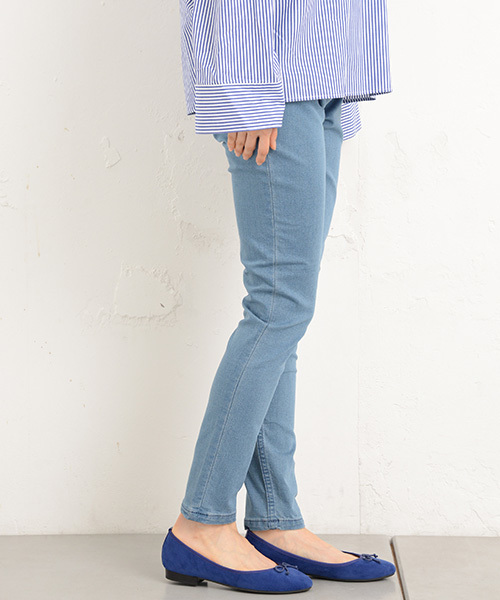 CIAOPANIC TYPY（チャオパニックティピー）の「デニムスキニーパンツ（デニムパンツ・レディース・インディゴブルー/ネイビー/ブルー・SMALL/LARGE/MEDIUM）」の3枚目の写真