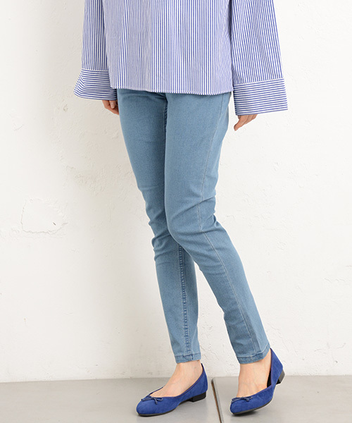 CIAOPANIC TYPY（チャオパニックティピー）の「デニムスキニーパンツ（デニムパンツ・レディース・インディゴブルー/ネイビー/ブルー・SMALL/LARGE/MEDIUM）」の15枚目の写真