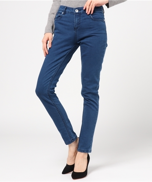 CIAOPANIC TYPY（チャオパニックティピー）の「デニムスキニーパンツ（デニムパンツ・レディース・インディゴブルー/ネイビー/ブルー・SMALL/LARGE/MEDIUM）」の2枚目の写真