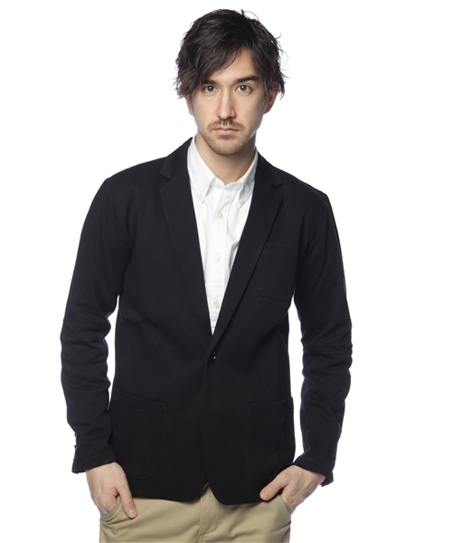 BEAMS（ビームス）の「O.ﾎﾟﾝﾁ 1B JAC（テーラードジャケット・メンズ・チャコールグレー/ブラック・SMALL/MEDIUM/LARGE）」の2枚目の写真