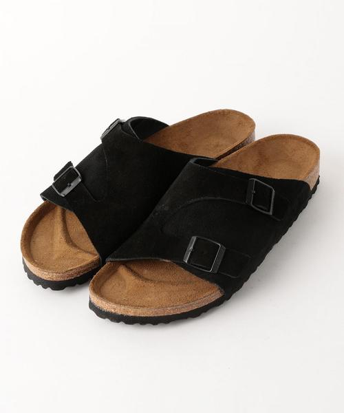 BIRKENSTOCK（ビルケンシュトック）の「[ビルケンシュトック] BC★BIRKENSTOCK ZURICH スエード サンダル ◆（サンダル・メンズ・ブラック/ネイビー・40/42/41）」の2枚目の写真