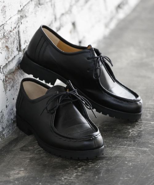 coen(コーエン)の「フェイクレザーチロリアンシューズ(ドレスシューズ・メンズ・ブラック・LARGE/MEDIUM/SMALL)」の1枚目の写真