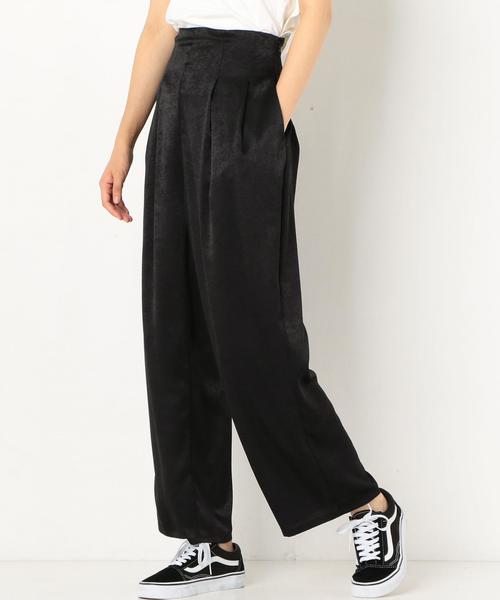 Another Edition（アナザーエディション）の「サテンレースアップパンツ ◆（その他パンツ・レディース・ブラック/ピンク/ケリー・FREE）」の2枚目の写真