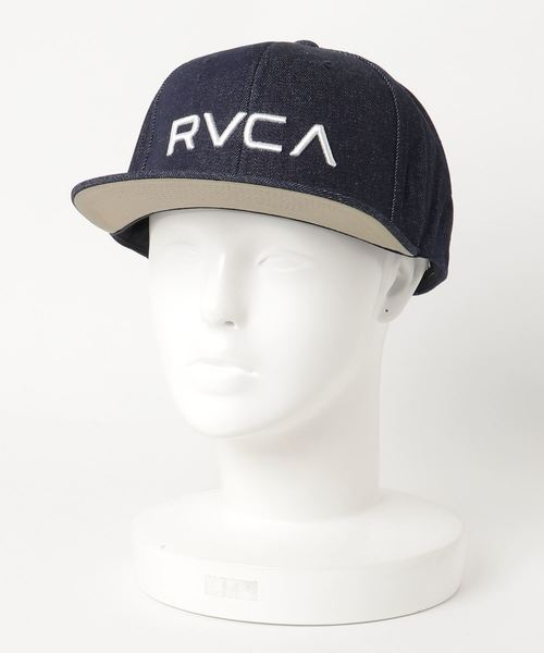 RVCA（ルーカ）の「RVCA メンズ RV TWILL SNAPBK II キャップ（キャップ・メンズ・ブラック×グレー/ブルー/グレー/チャコールグレー/カモフラージュ/オフホワイト/ライトブルー/ダークグリーン/グレー系その他/インディゴブルー/ライトグレー/ブルー系その他・FREE）」の10枚目の写真