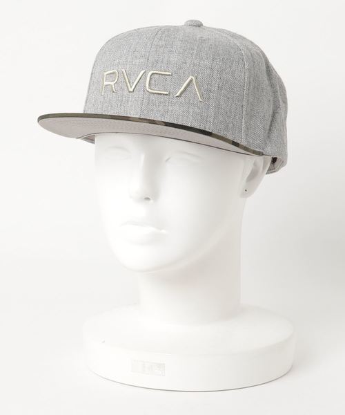 RVCA（ルーカ）の「RVCA メンズ RV TWILL SNAPBK II キャップ（キャップ・メンズ・ブラック×グレー/ブルー/グレー/チャコールグレー/カモフラージュ/オフホワイト/ライトブルー/ダークグリーン/グレー系その他/インディゴブルー/ライトグレー/ブルー系その他・FREE）」の5枚目の写真
