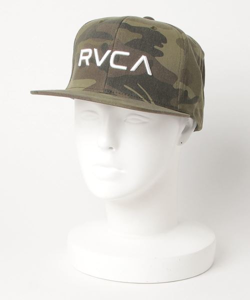 RVCA（ルーカ）の「RVCA メンズ RV TWILL SNAPBK II キャップ（キャップ・メンズ・ブラック×グレー/ブルー/グレー/チャコールグレー/カモフラージュ/オフホワイト/ライトブルー/ダークグリーン/グレー系その他/インディゴブルー/ライトグレー/ブルー系その他・FREE）」の12枚目の写真