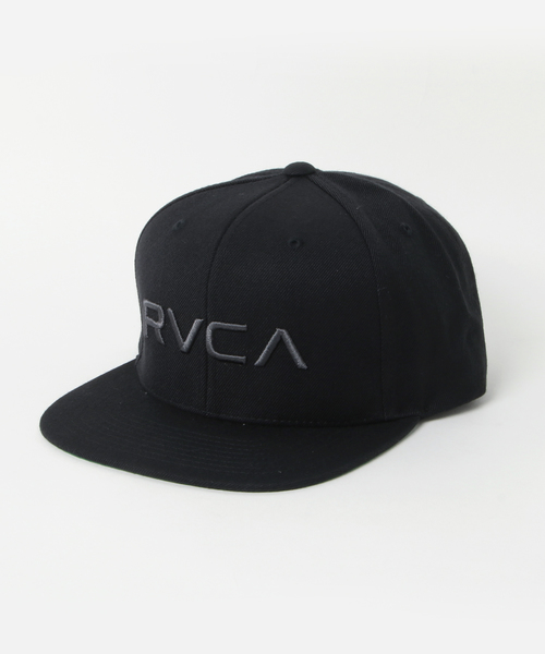 RVCA（ルーカ）の「RVCA メンズ RV TWILL SNAPBK II キャップ（キャップ・メンズ・ブラック×グレー/ブルー/グレー/チャコールグレー/カモフラージュ/オフホワイト/ライトブルー/ダークグリーン/グレー系その他/インディゴブルー/ライトグレー/ブルー系その他・FREE）」の3枚目の写真