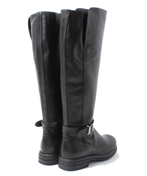 ROSE BUD（ローズバッド）の「(PAOLA FERRI)2907 SUNFLO/CALF ANKLE STRAP LONG BOOTS（ブーツ・レディース・ブラック・36/37/38/39）」の3枚目の写真