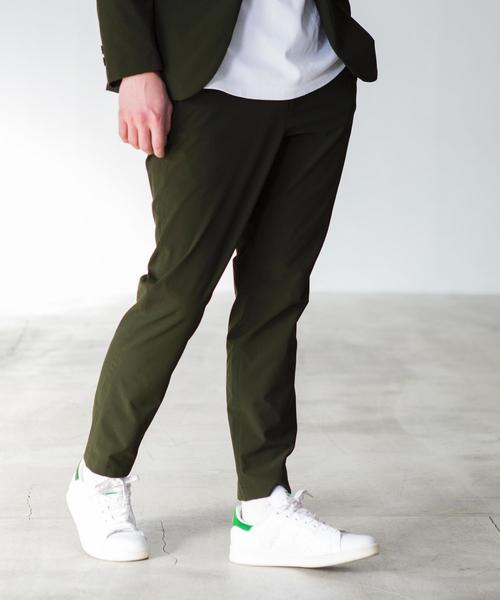 green label relaxing(グリーンレーベルリラクシング)の「CM WDGストレッチ ナロ- ユーティリティー パンツ 9L ◆(その他パンツ・メンズ・ブラック/オリーブ/ネイビー・L/S/XL/M)」の3枚目の写真