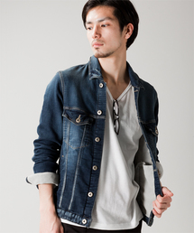 NANO universe | インディゴjerseyGジャン(デニムジャケット)