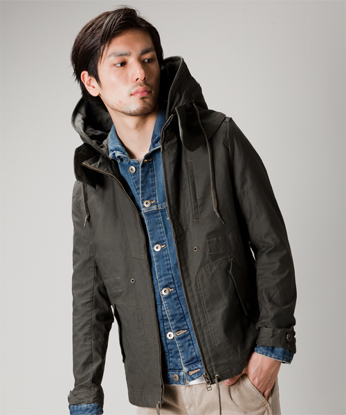 NANO universe（ナノユニバース）の「インディゴjerseyGジャン（デニムジャケット・メンズ・ブルー/インディゴブルー・SMALL/MEDIUM/LARGE）」の3枚目の写真