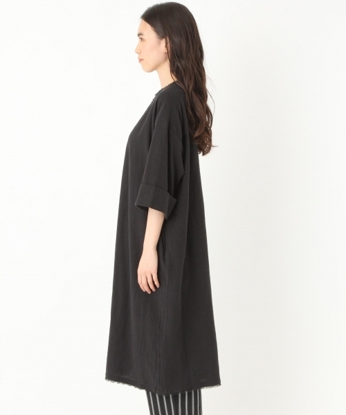 niko and...（ニコアンド）の「コットンガーゼ着流しガウン【niko and ...】（その他アウター・レディース・オレンジ/ブラック/ベージュ・LARGE/MEDIUM）」の8枚目の写真