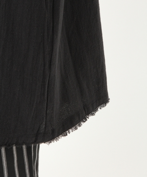 niko and...（ニコアンド）の「コットンガーゼ着流しガウン【niko and ...】（その他アウター・レディース・オレンジ/ブラック/ベージュ・LARGE/MEDIUM）」の13枚目の写真