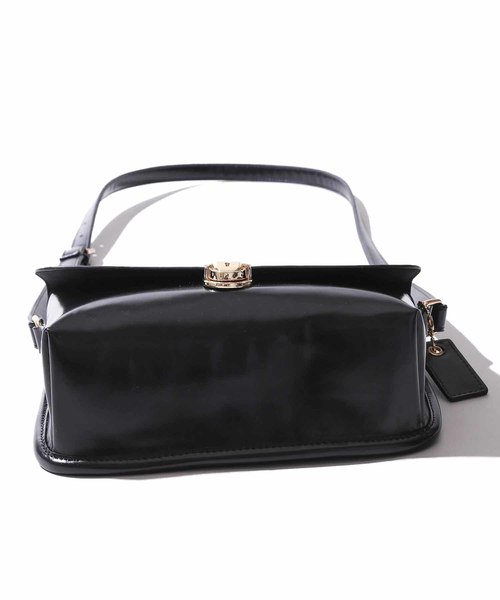 WEGO（ウィゴー）の「WEGO/ヴィンテージライクミニショルダーバッグ（ショルダーバッグ・レディース・ブラウン/キャメル/ブラック・FREE）」の10枚目の写真