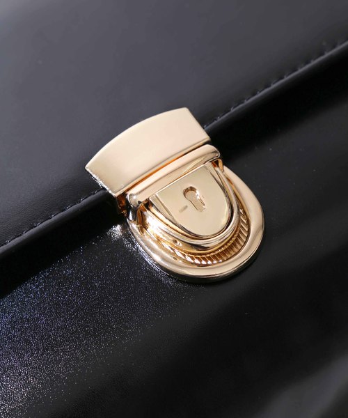 WEGO（ウィゴー）の「WEGO/ヴィンテージライクミニショルダーバッグ（ショルダーバッグ・レディース・ブラウン/キャメル/ブラック・FREE）」の12枚目の写真