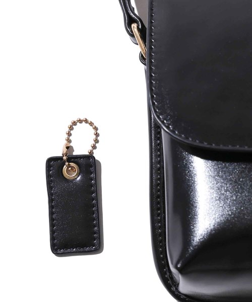 WEGO（ウィゴー）の「WEGO/ヴィンテージライクミニショルダーバッグ（ショルダーバッグ・レディース・ブラウン/キャメル/ブラック・FREE）」の14枚目の写真