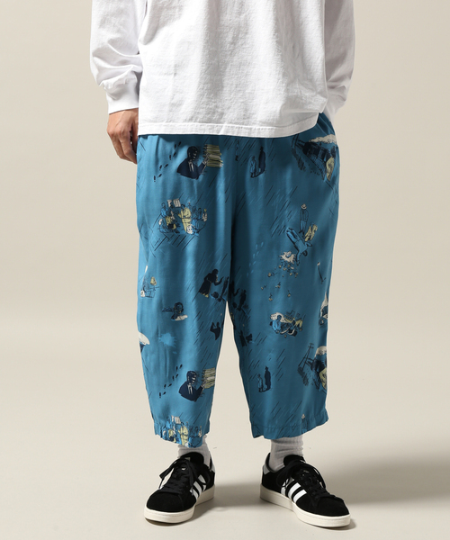 PORTER CLASSIC（ポータークラシック）の「Porter Classic  / ポータークラシック : FILM NOIRALOHA PANTS（その他パンツ・メンズ・ブラック/ホワイト/ブルー系その他・MEDIUM/SMALL/LARGE）」の3枚目の写真