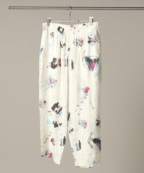 PORTER CLASSIC（ポータークラシック）の「Porter Classic  / ポータークラシック : FILM NOIRALOHA PANTS（その他パンツ・メンズ・ブラック/ホワイト/ブルー系その他・MEDIUM/SMALL/LARGE）」の2枚目の写真