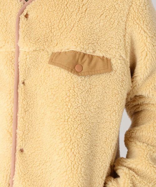 Columbia(コロンビア)の「【別注】Columbia:リバーシブルボアジャケット◆(ブルゾン・メンズ・ブラック/キャメル・LL/S/M/L)」の8枚目の写真