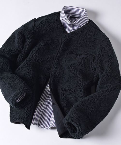 Columbia(コロンビア)の「【別注】Columbia:リバーシブルボアジャケット◆(ブルゾン・メンズ・ブラック/キャメル・LL/S/M/L)」の19枚目の写真