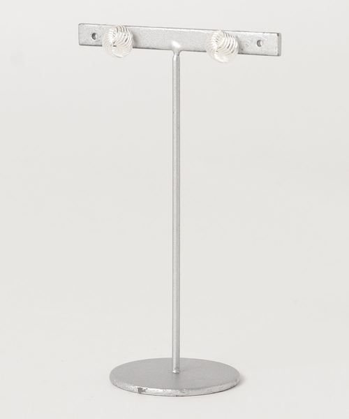 TONE SELECT GOODS(トーンセレクトグッズ)の「【925 SILVER ACC】ワイヤートリニティーピアスSV925(OG)(ピアス(両耳用)・レディース・シルバー・FREE)」の1枚目の写真