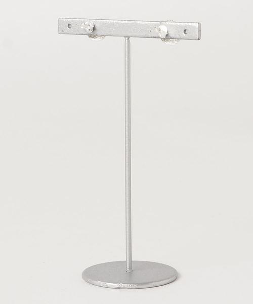 TONE SELECT GOODS(トーンセレクトグッズ)の「【925 SILVER ACC】ワイヤートリニティーピアスSV925(OG)(ピアス(両耳用)・レディース・シルバー・FREE)」の2枚目の写真
