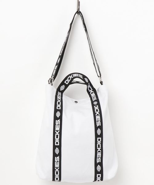 Dickies(ディッキーズ)の「_Dickies LOGO TAPE 2WAY SHOULDER BAG(ショルダーバッグ・レディース・ホワイト/ブラック/ベージュ/ネイビー・FREE)」の6枚目の写真