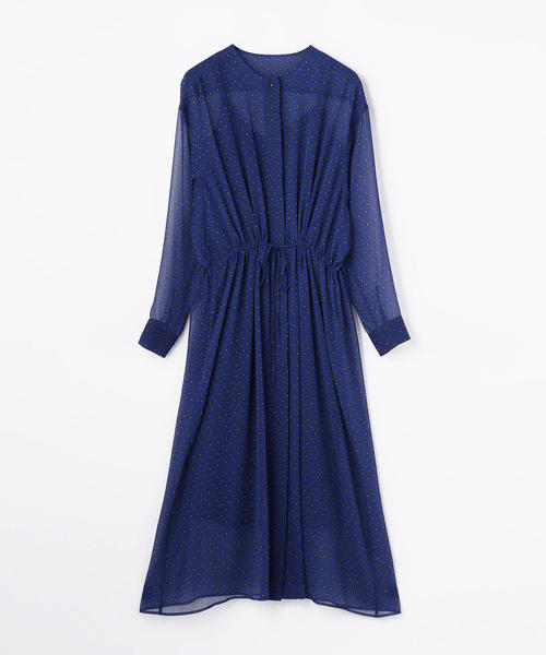 Souleiado ソレイアード の ポリエステルプリント ドローストリングワンピース ワンピース Wear