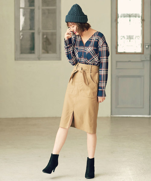 KOBE LETTUCE（コウベレタス）の「[ ケーブルニット / リブニット ]リバーシブルデザイン☆ニットキャップ＊レディース/ニット帽/帽子[J623]神戸レタス（ニットキャップ/ビーニー・レディース・ブラック/グレー/アイボリー/ブルー系その他/レッド系その他・FREE）」の12枚目の写真