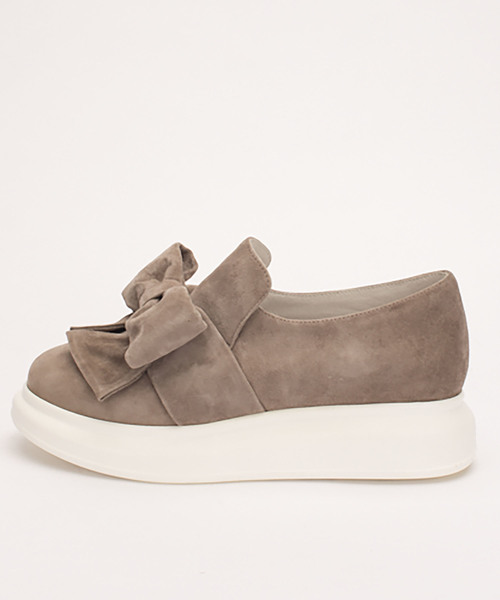 Jeffrey Campbell(ジェフリーキャンベル)の「ホワイトソールリボン付レザースリッポン(スニーカー・レディース・ブラック/グレー・38/36/37/39)」の10枚目の写真