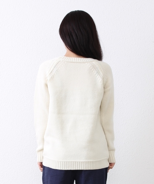 coen（コーエン）の「カノコニットプルオーバー（ニット/セーター・レディース・オフホワイト/グレー/ネイビー/ワイン・MEDIUM/LARGE）」の6枚目の写真