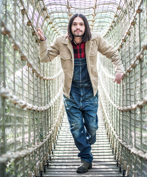 glamb（グラム）の「Jean check SH（シャツ/ブラウス・メンズ・ブラック/ブルー/レッド・1/2/3/4）」の4枚目の写真