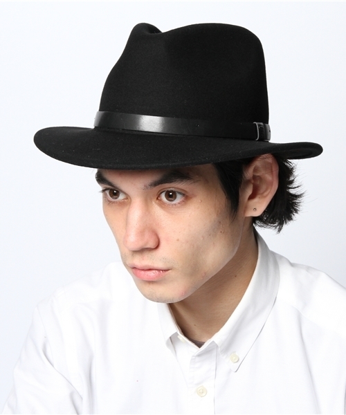 BEAMS(ビームス)の「BRIXTON / MESSER HAT(ハット・メンズ・ブラック・MEDIUM)」の2枚目の写真